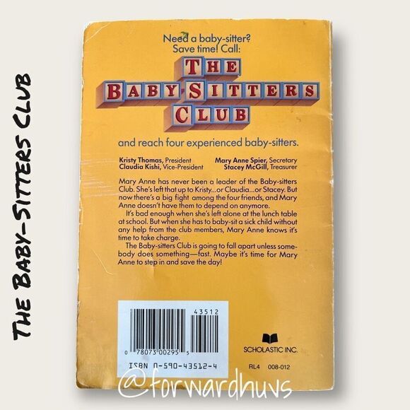 Bundle 3 for $15 | Baby-Sitters Club | Book #4 | 1987 POOR CONDITION - Picture 3 of 11